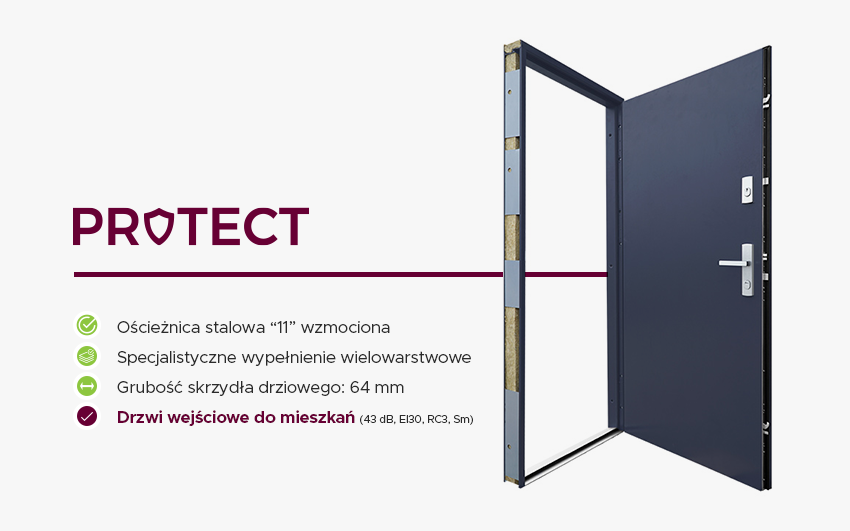 Drzwi WIKĘD PROTECT | PerfectStolarka.pl